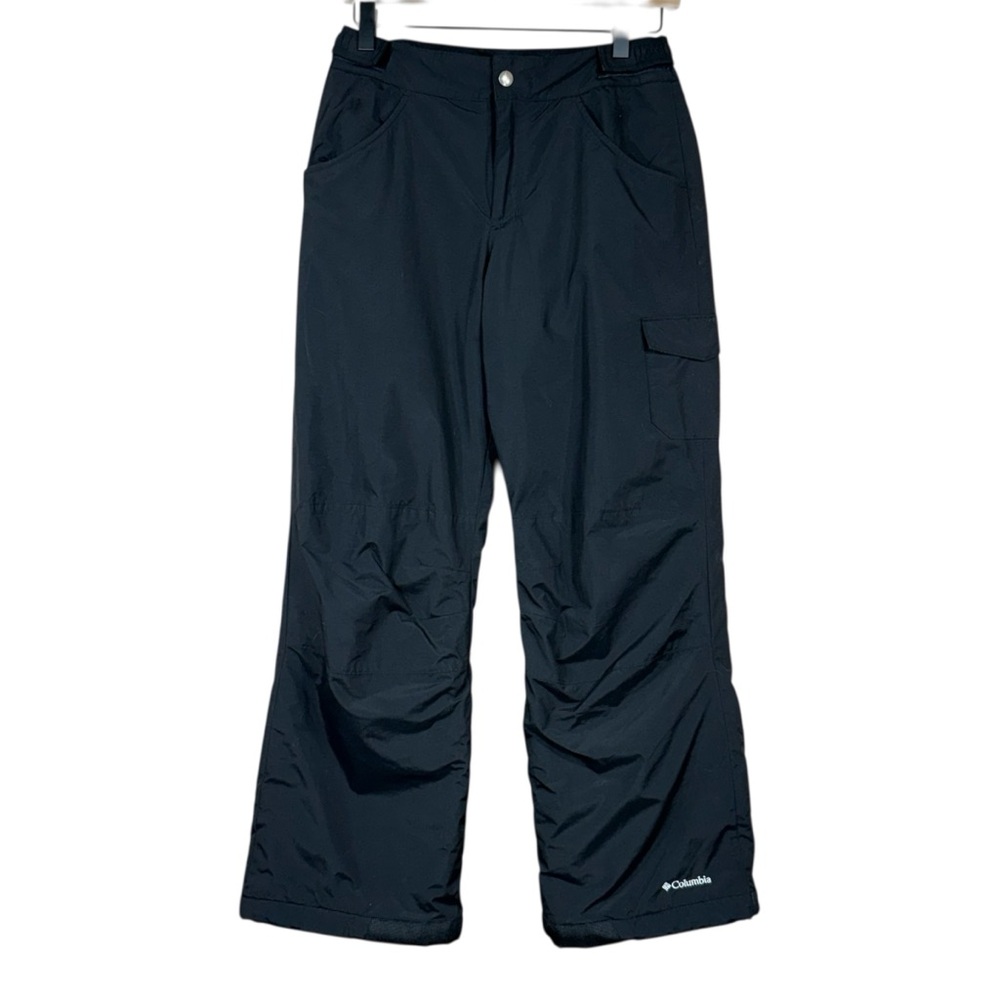 Columbia Black Omni Shield Ski Snow Waterproof Pants Size Youth 14/16